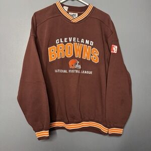 Vintage Lee Sport Cleveland Browns Crewneck Sweatshirt Mens L Embroidered Logo
